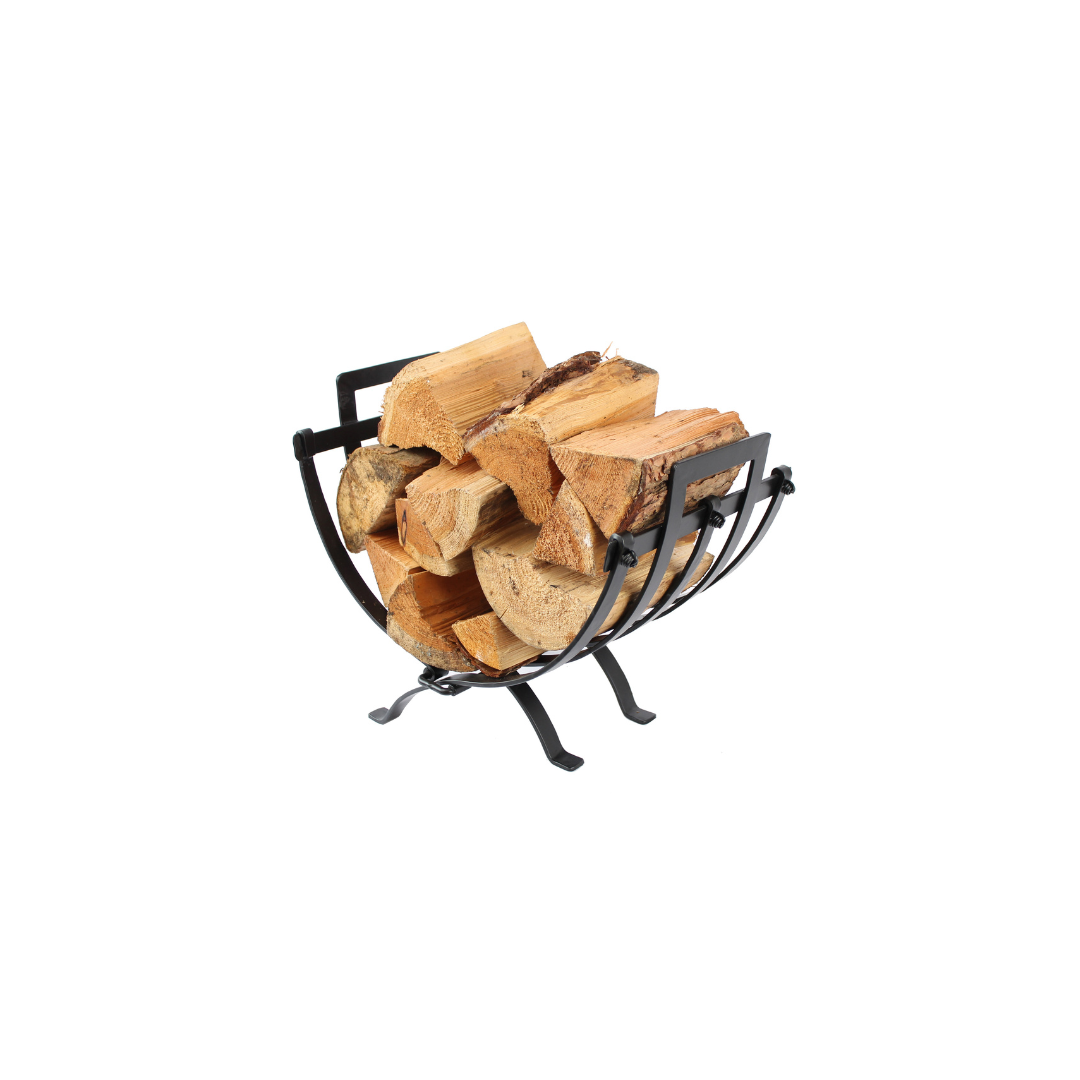Mansion Folding Log Holder - Black