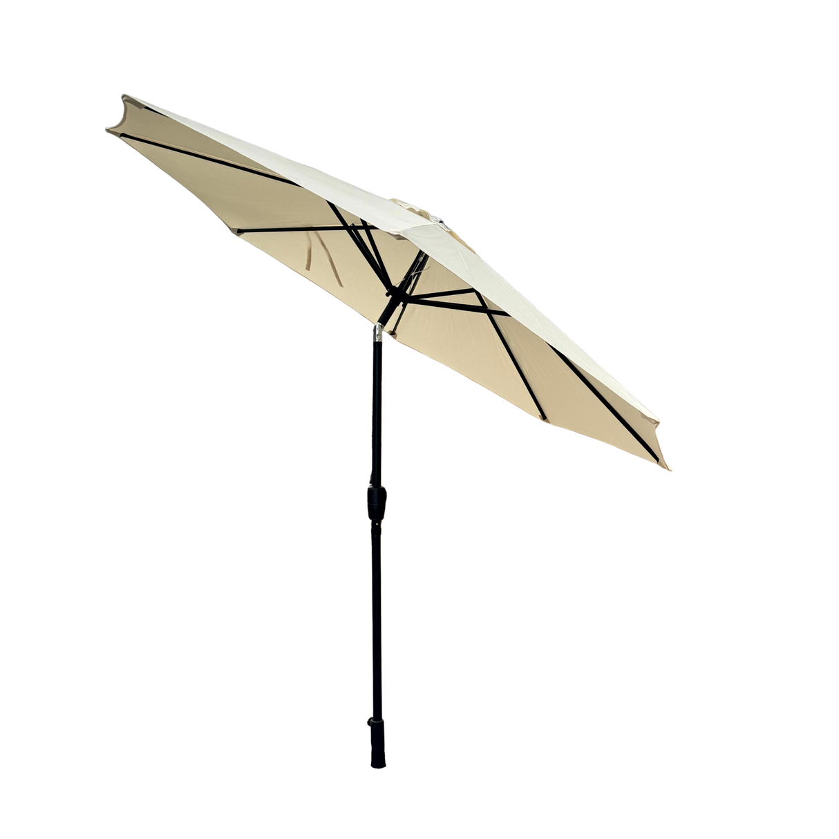 2.7m Aluminium Parasol With Tilt & Crank in Cream