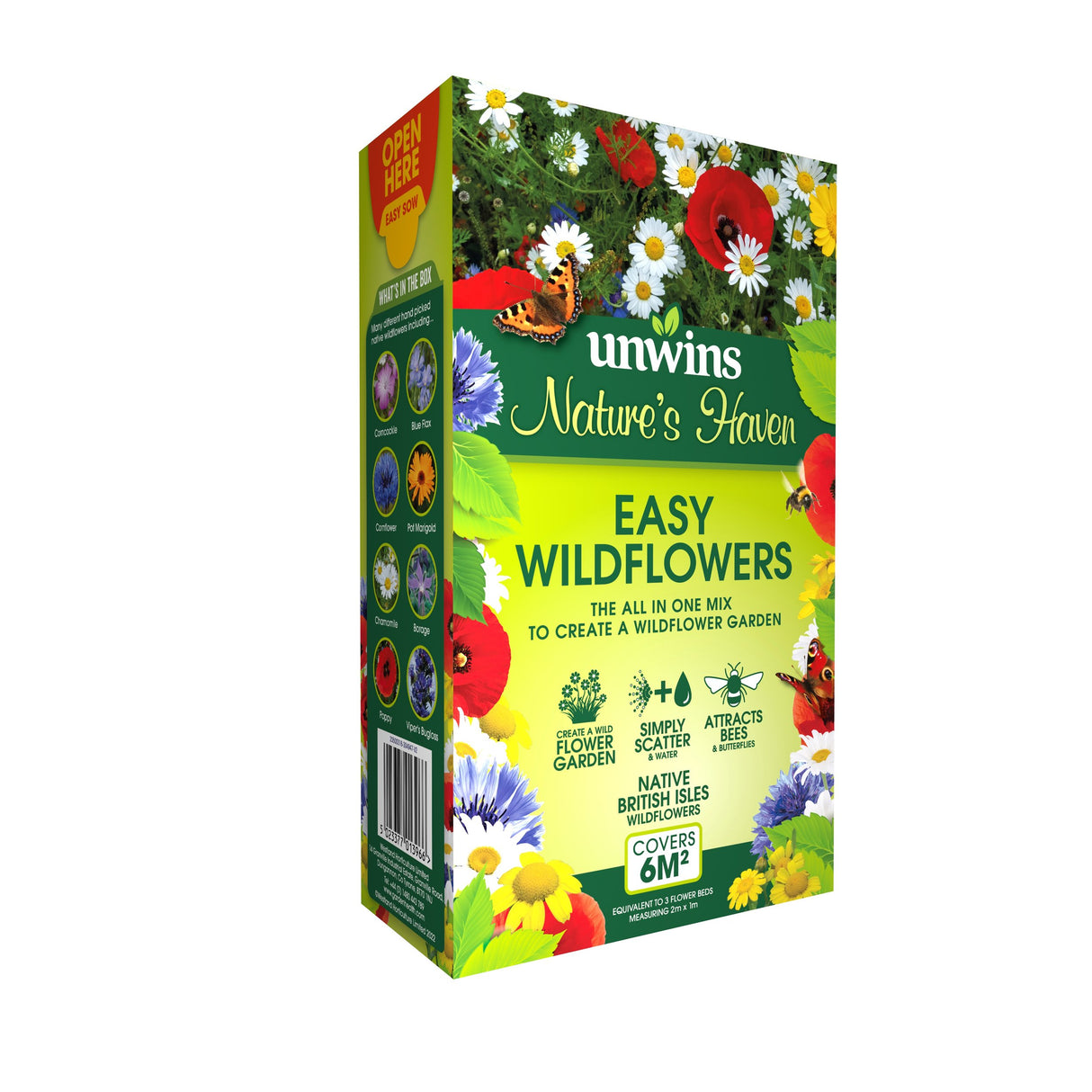 Unwins Nature's Haven Easy Wildflowers 1.2KG Box