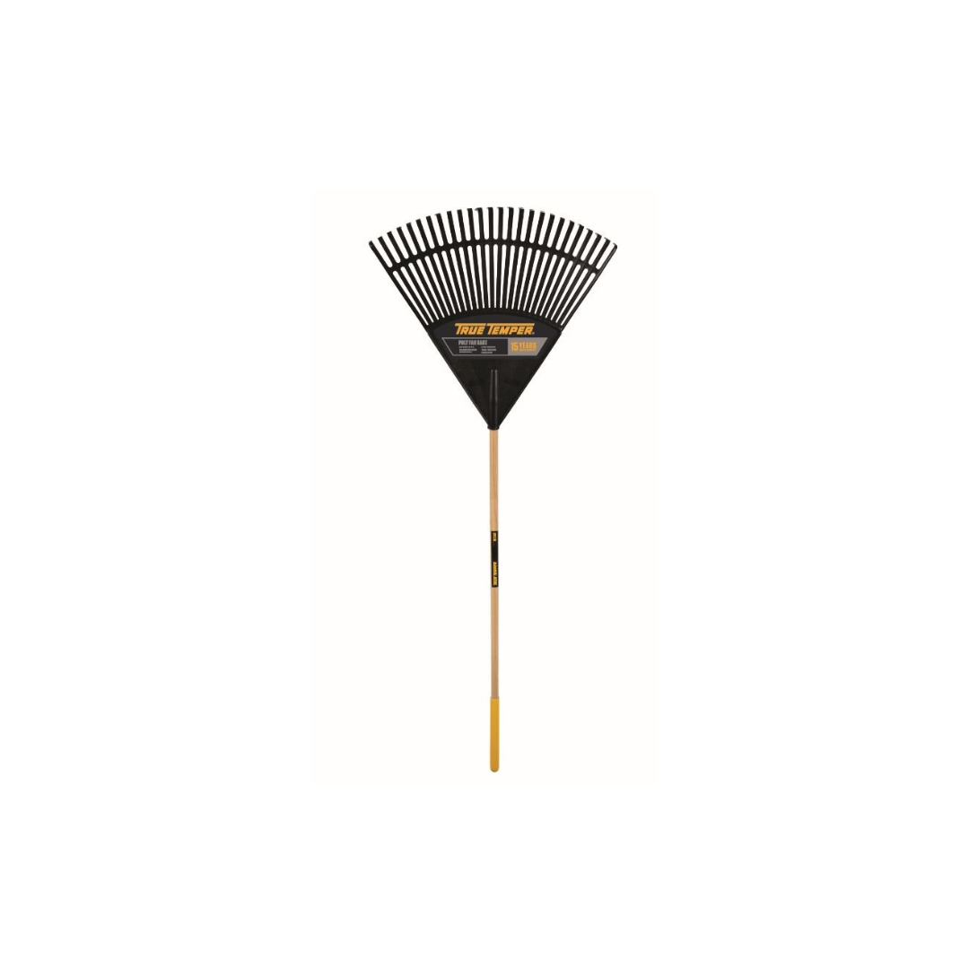 True Temper Poly Fan Leaf Rake 26 Tooth 60cm