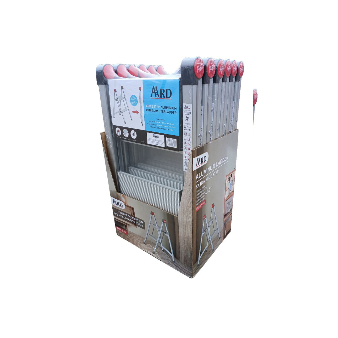 Ard 2 Step Aluminium Slim Step Ladder