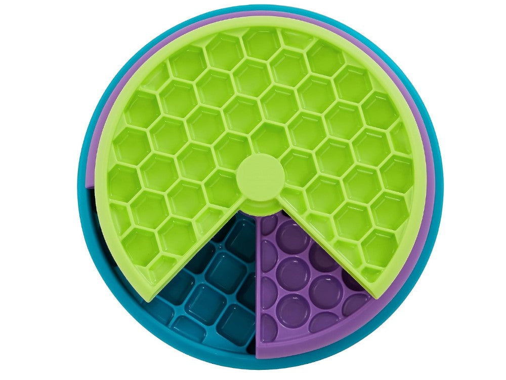 Pawise 3 layers slow feeder