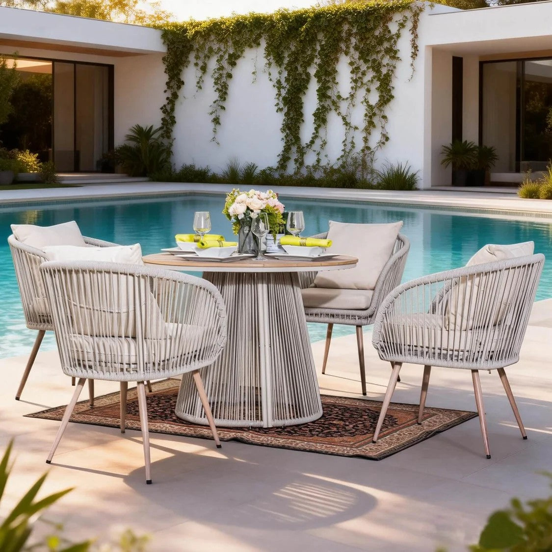 4 Seater Outdoor Dining Set