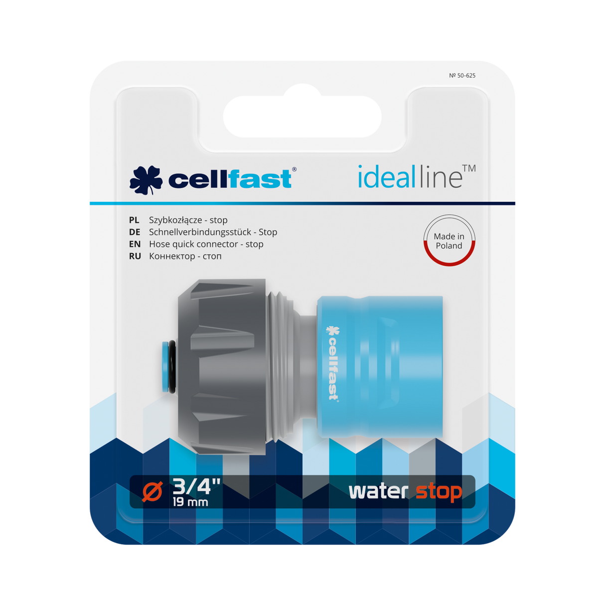 Cellfast Ideal Line Quick Connector Stop 3/4"