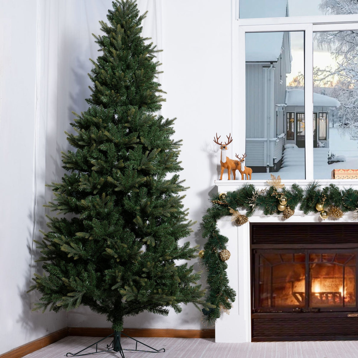 6.5ft Slim Artificial Christmas Tree