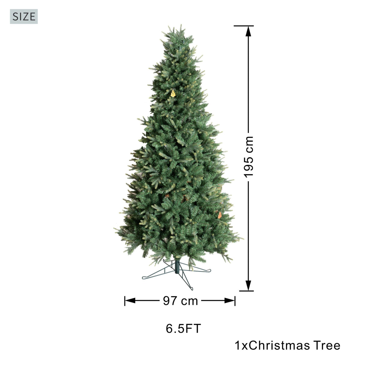 6.5ft Slim Artificial Christmas Tree