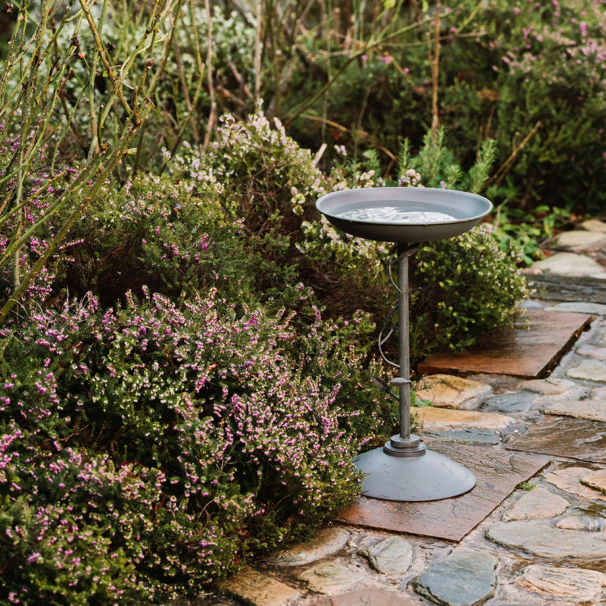 Peckish Secret Garden Decorative Bird Bath