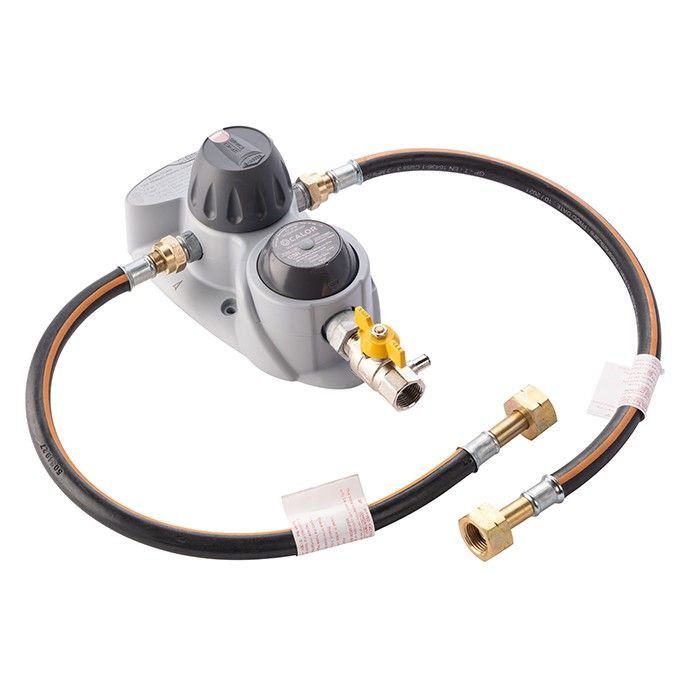 Calor Cleese 2 Cylinder Auto Changeover Regulator Kit with OPSO - Irish