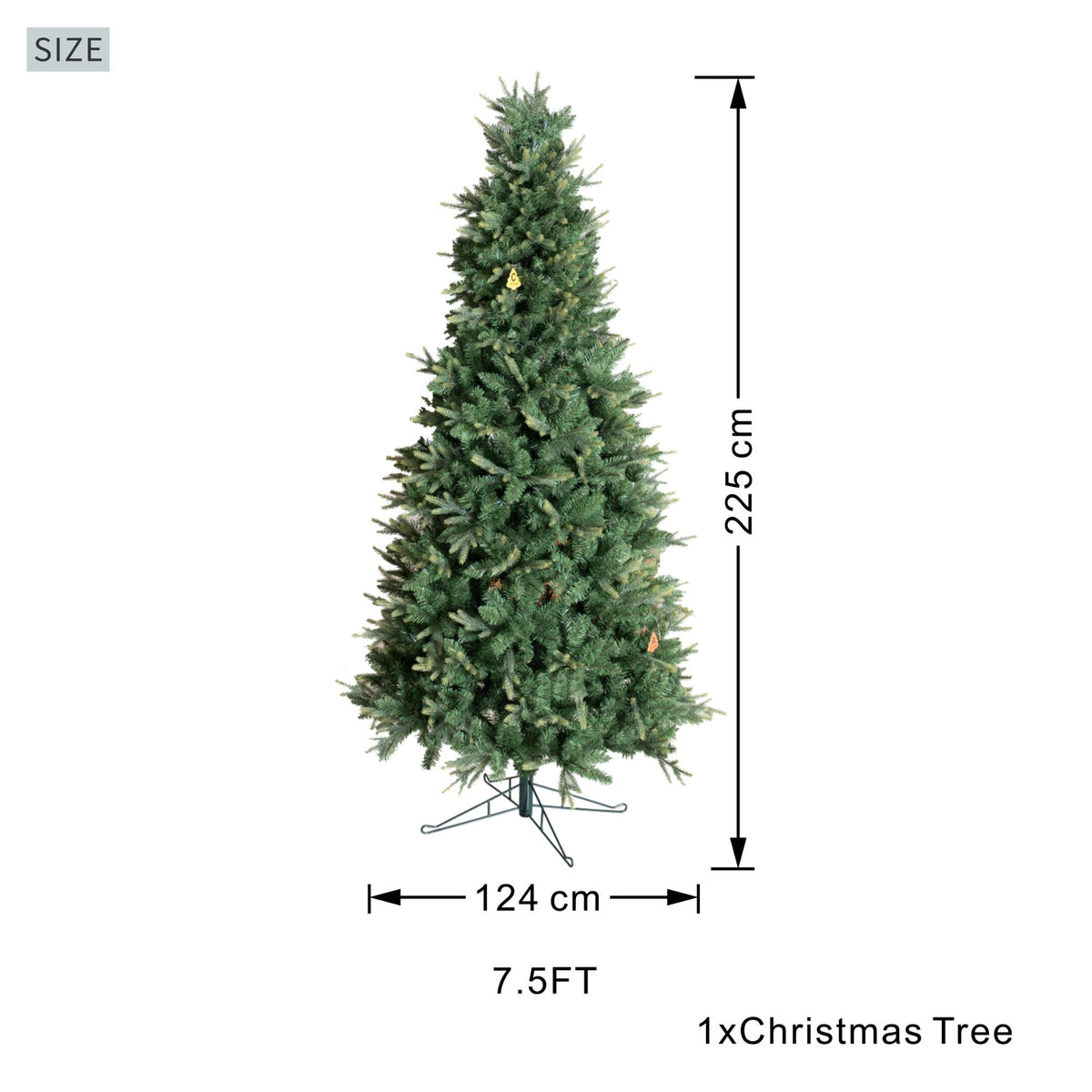 7.5ft Slim Artificial Christmas Tree