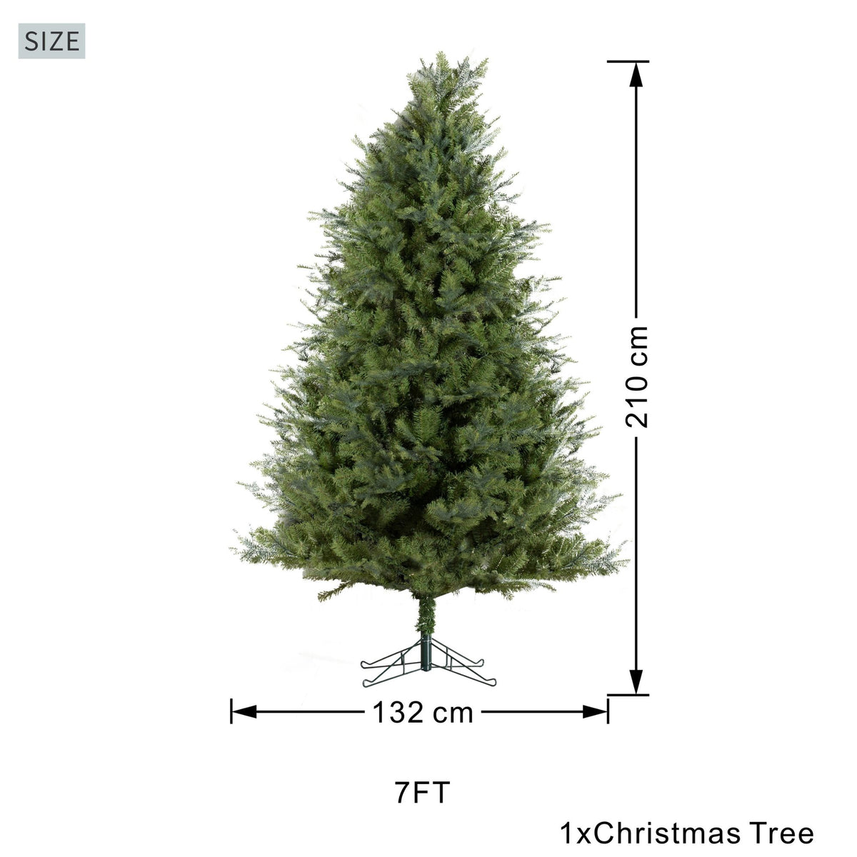 7ft Artificial Christmas Tree - Blue Spruce