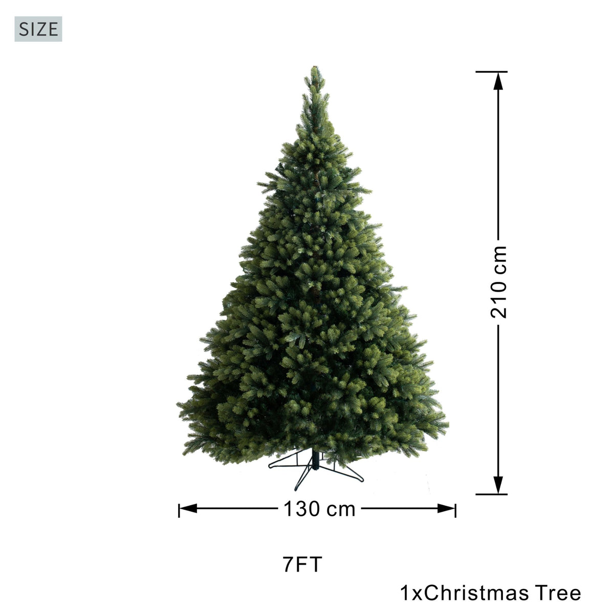 7ft Artificial Christmas Tree - Icelandic Pine