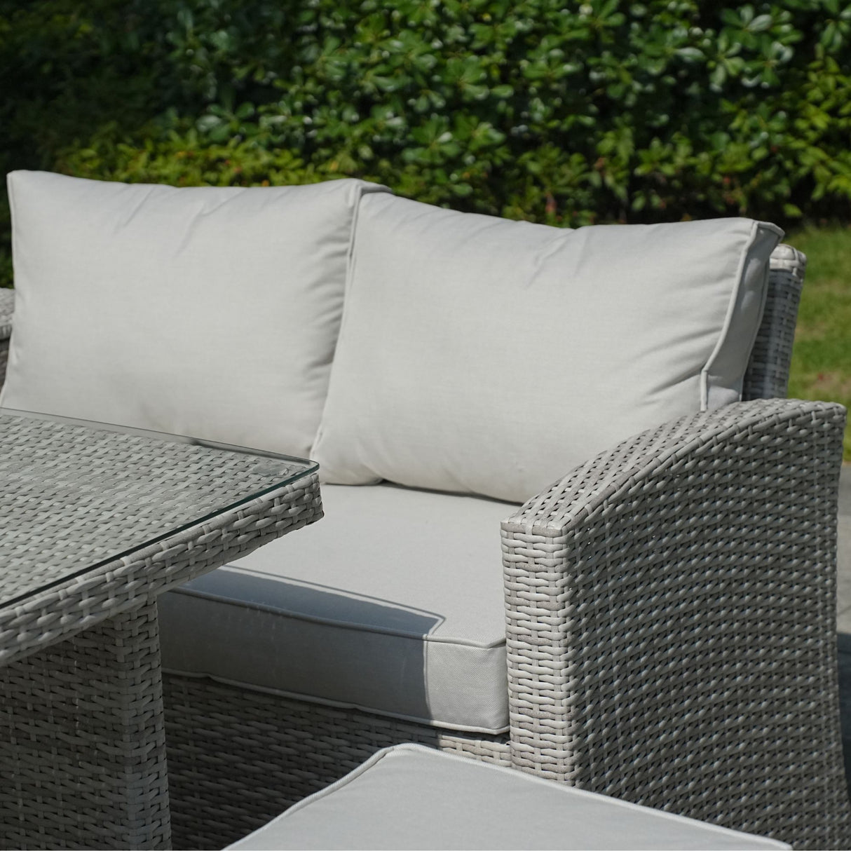 8 Seater Outdoor rattan Sofa Set With Side Table