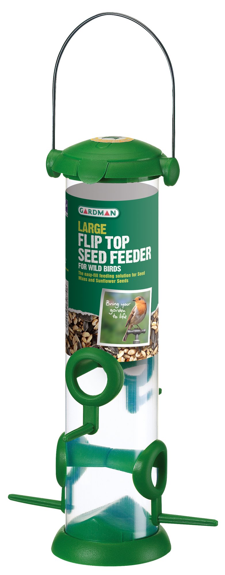 Gardman Flip Top Large Seed Feeder