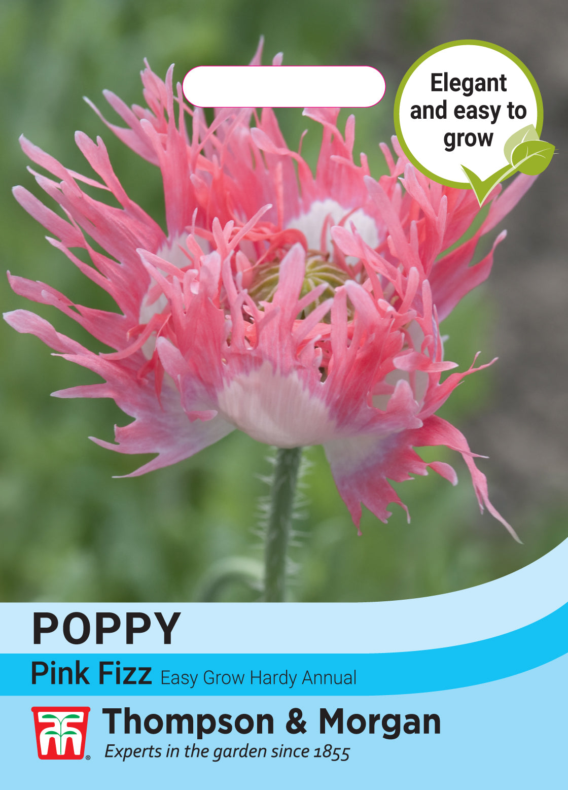 Thompson & Morgan - Poppy Pink Fizz Seeds