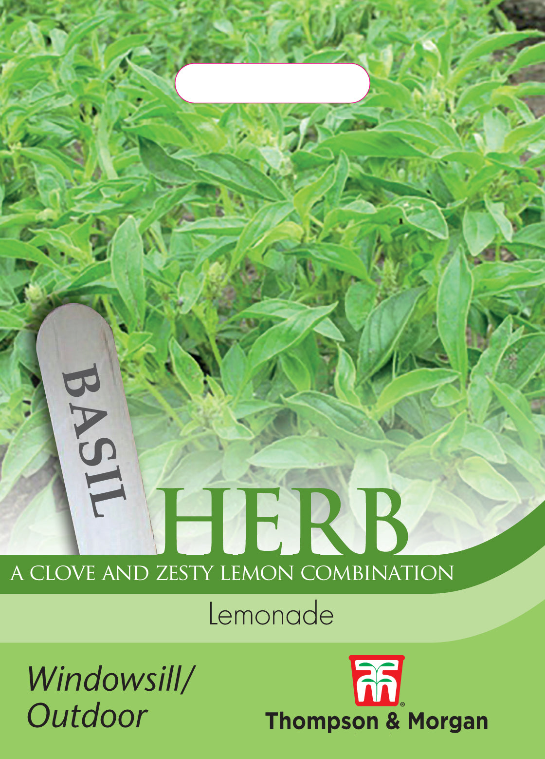 Thompson & Morgan - Herb Basil Lemonade Seeds