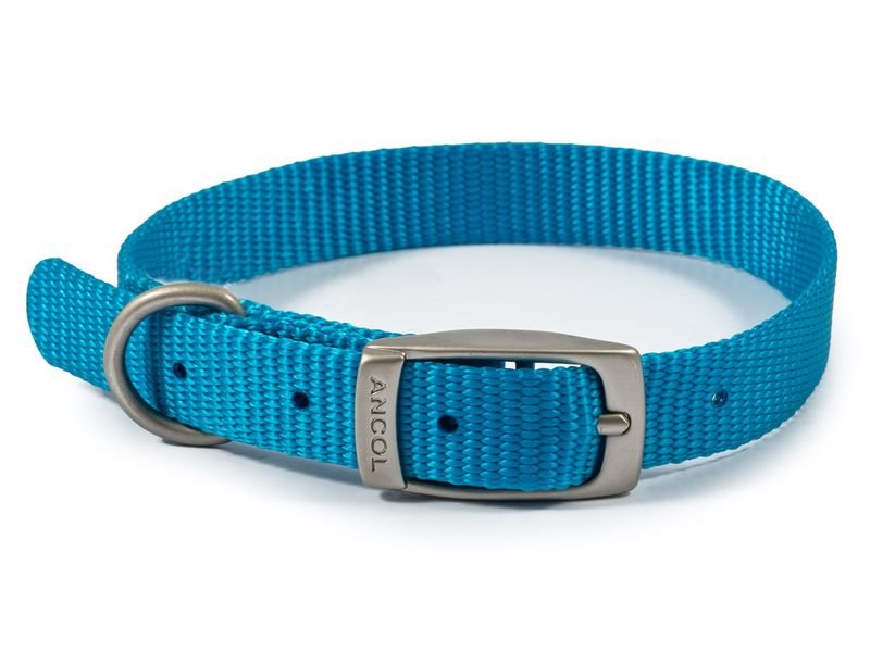 Ancol Viva Nylon Collar in Black 12" Size 1