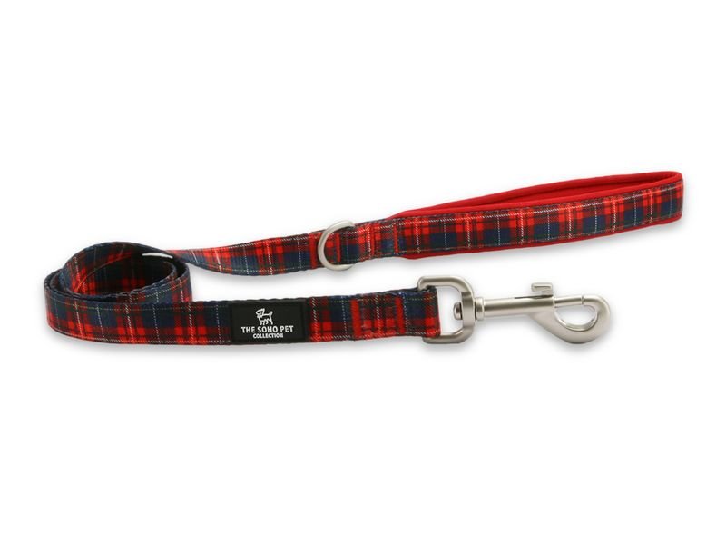 Ancol Soho Tartan Lead