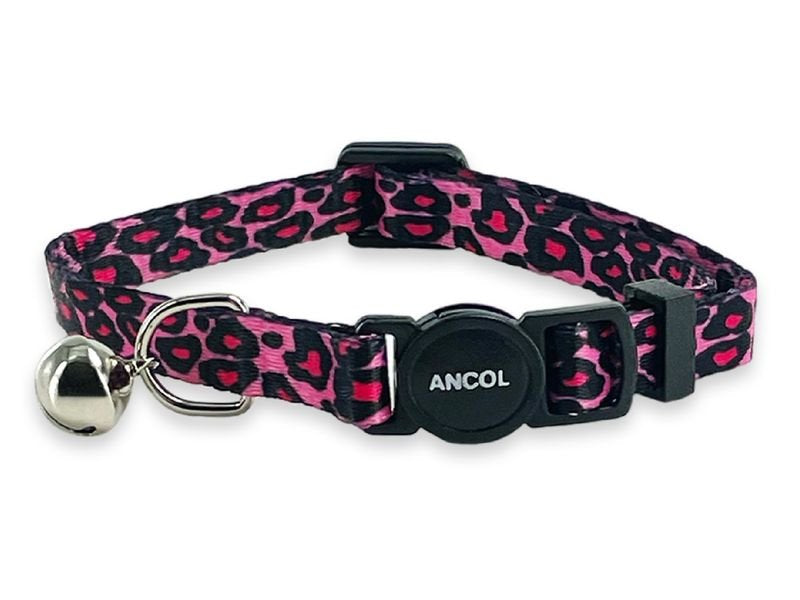 Ancol Leopard Print Safety Cat Collar 20-30cm