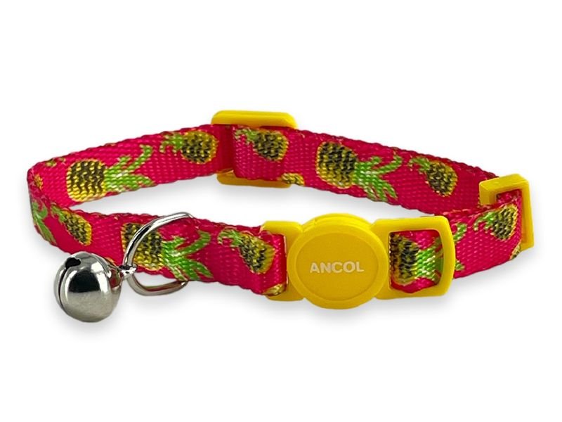 Ancol Pineapple Print Safety Cat Collar 20-30cm
