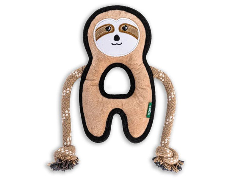 Beco Recycled Rough Tough Sloth Toy -Medium