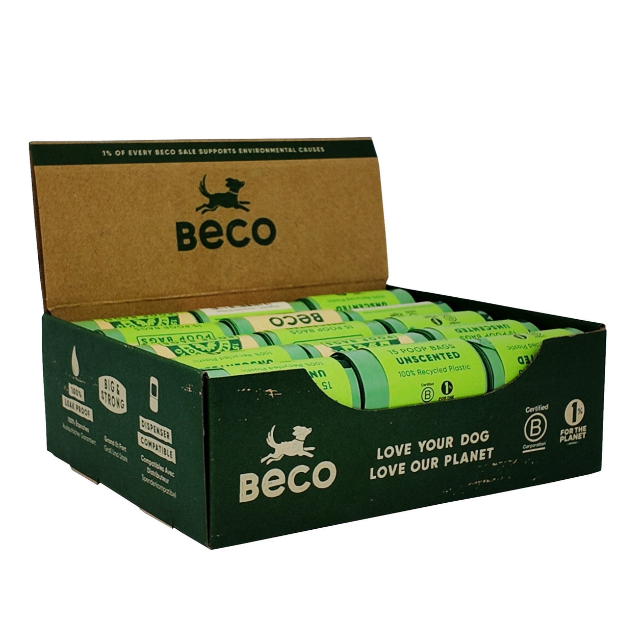 Beco Unscented Poop Bags x 15