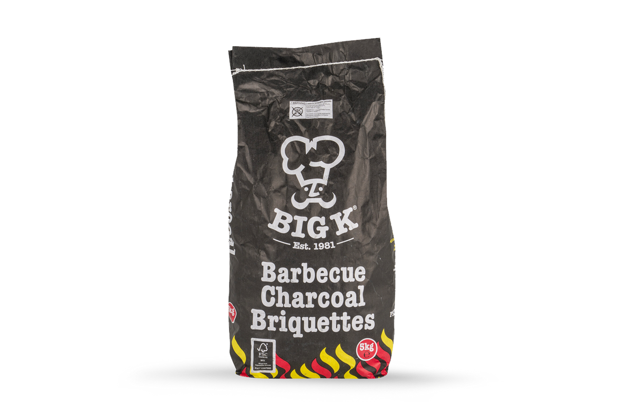 Big K Barbecue Charcoal Briquettes 5kg