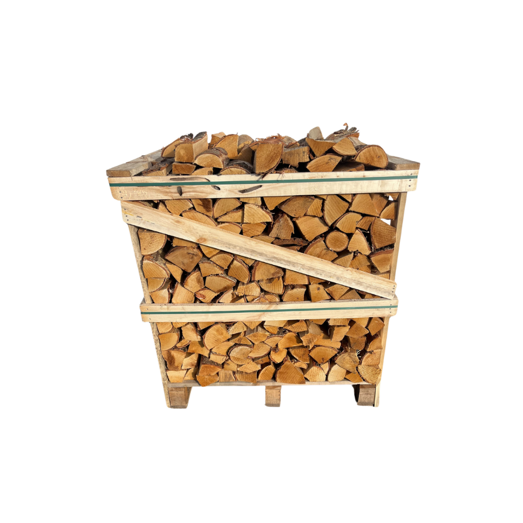 Kiln Dried Birch Firewood Long Logs 37.5cm 1.2m Crate