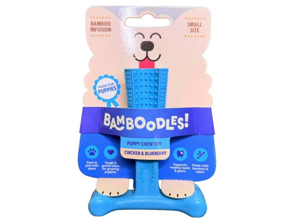 Bamboodles T-Bone Puppy Chicken & Blueberry Small