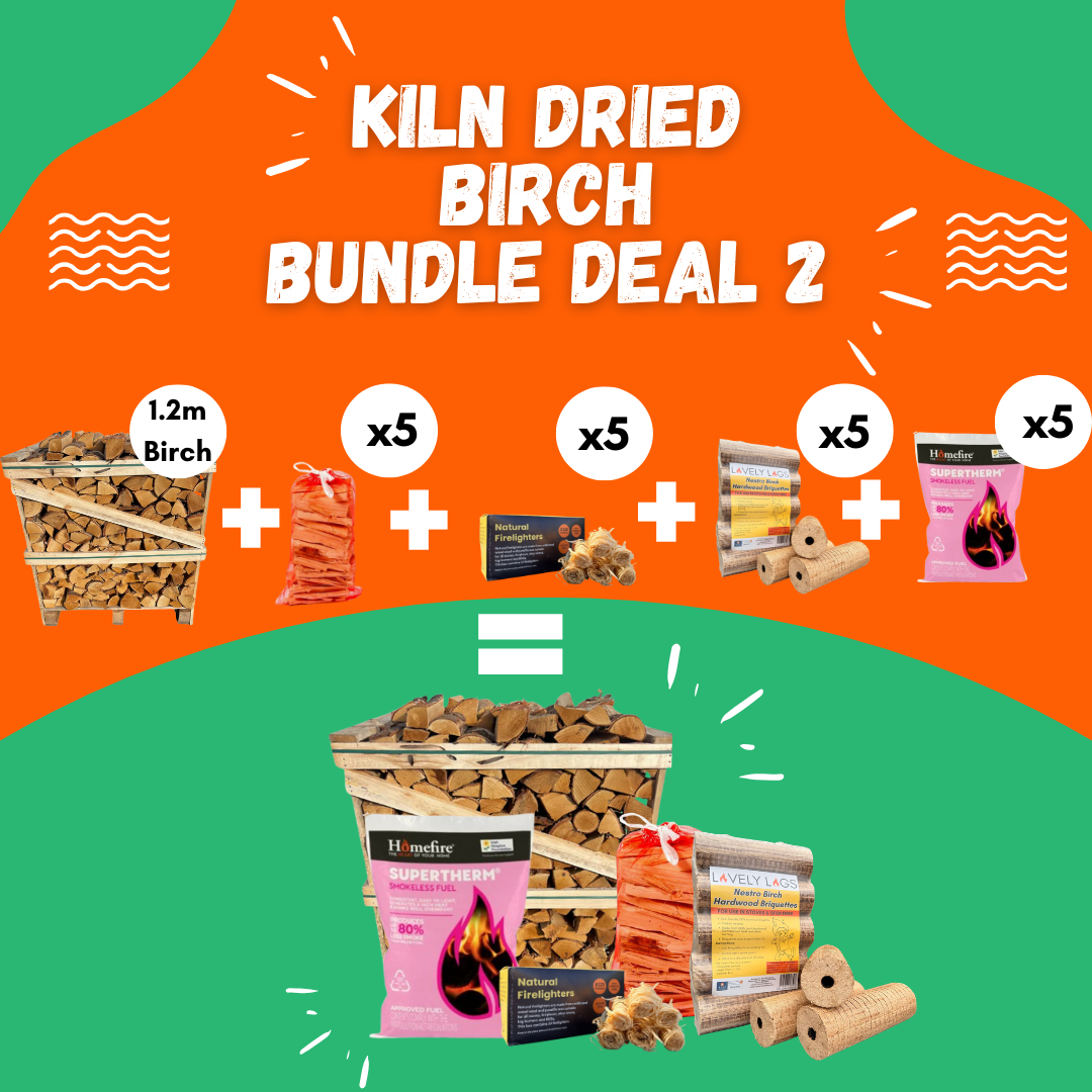 Kiln Dried Birch Firewood Bundle Deal 2