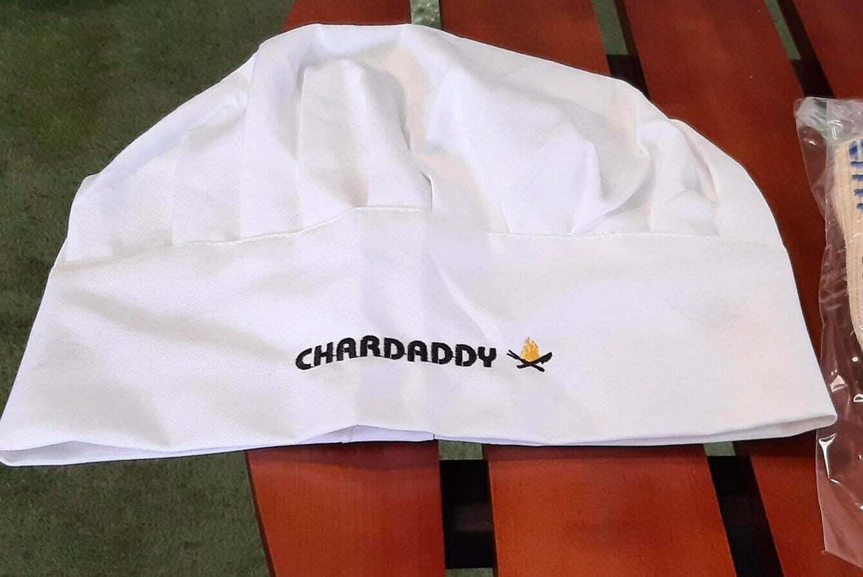 CharDaddy chefs hat and apron