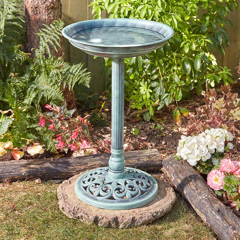 Chapelwood Verdigris Bird Bath