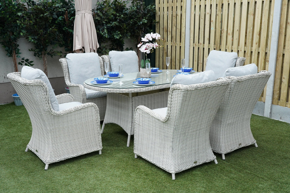 Delano 6 Seat Outdoor Dining Set