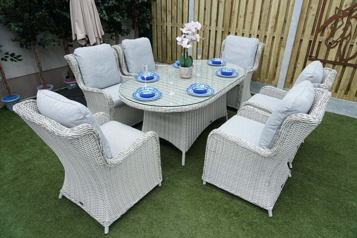 Delano 6 Seat Outdoor Dining Set