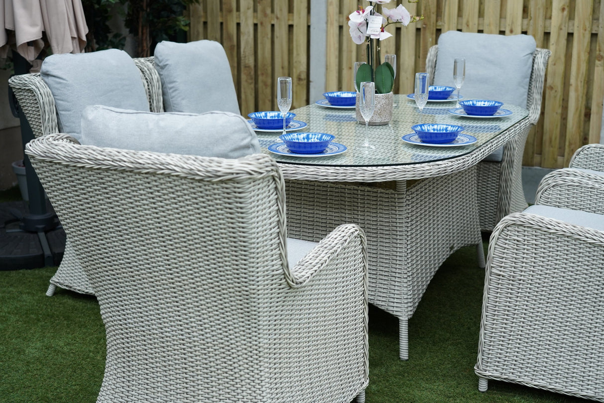 Delano 6 Seat Outdoor Dining Set