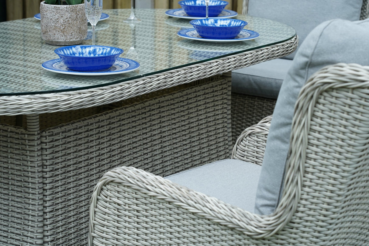 Delano 6 Seat Outdoor Dining Set