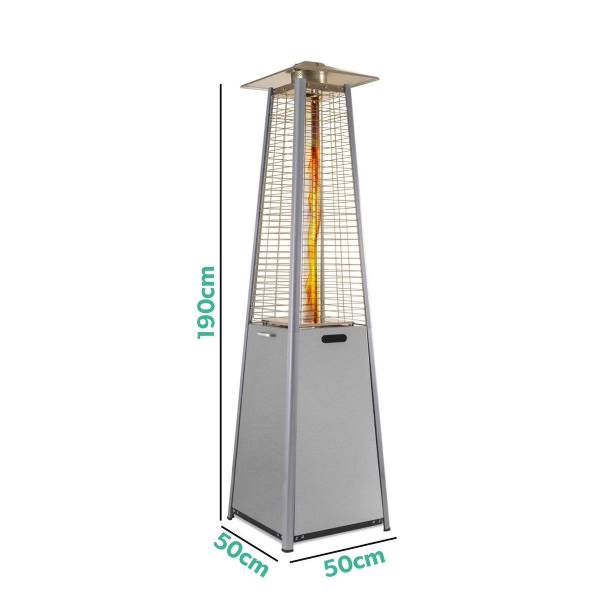 Stainless Steel Pyramid Gas Patio Heater