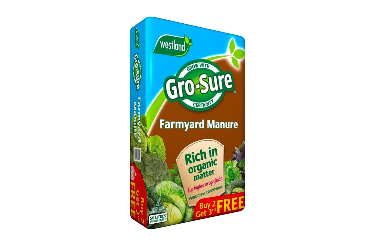 Westland Gro-Sure Farmyard Manure 50 Litres