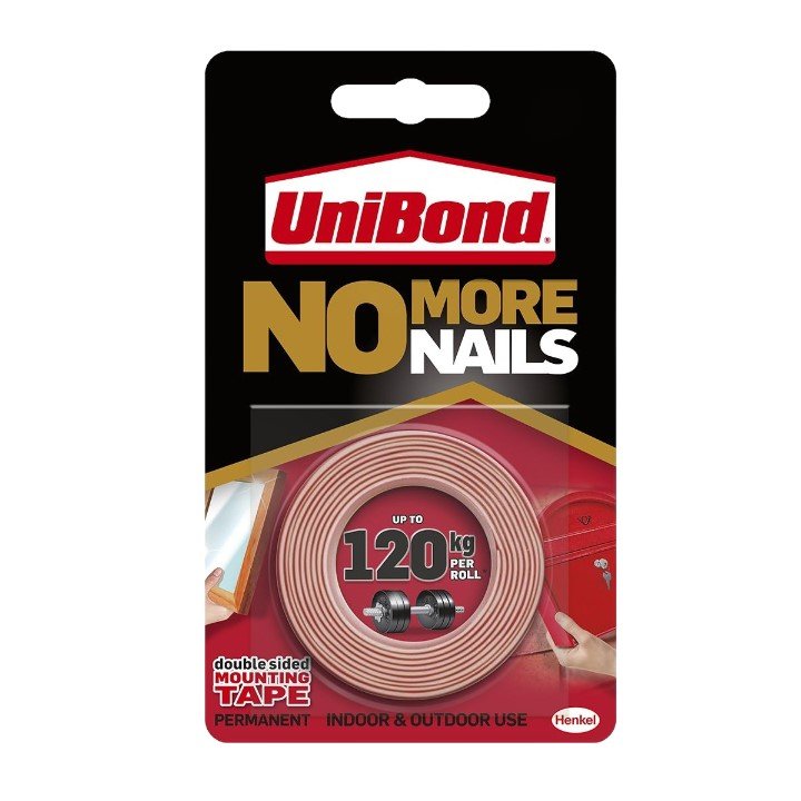 Unibond No More Nails Double Sided Mounting Tape