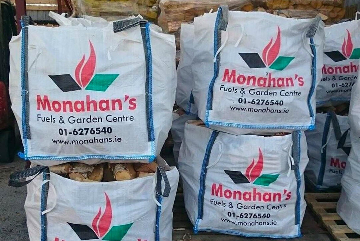 Kiln Dried Birch Firewood Long Logs 37.5cm Bulk Bag