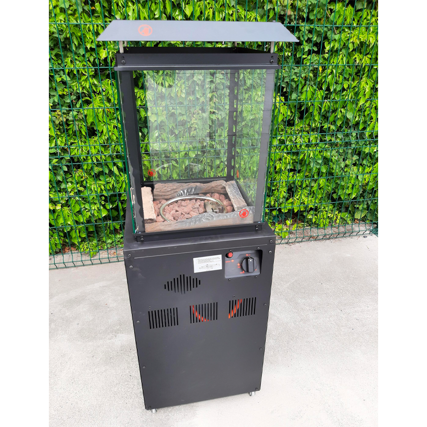 Lava Rock Gas Patio Heater