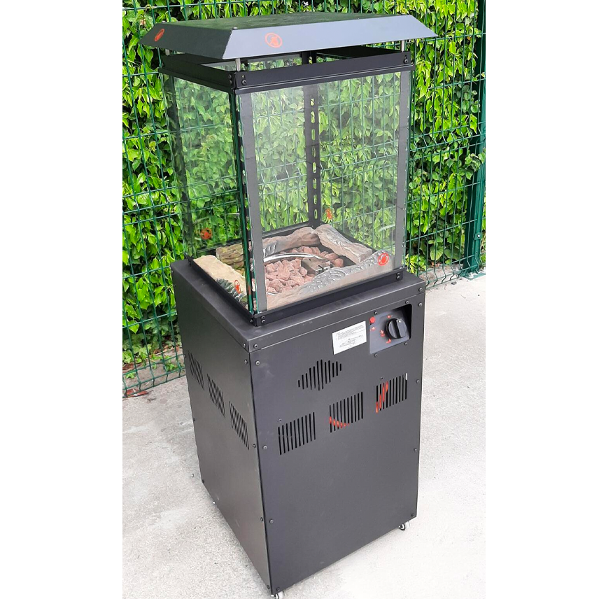 Lava Rock Gas Patio Heater