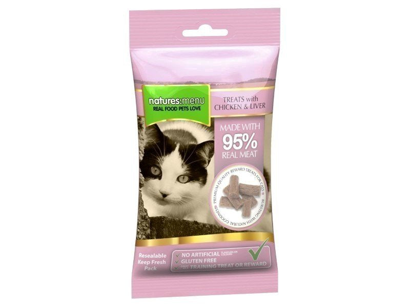 Natures Menu Cat Treats Chicken & Liver 60g