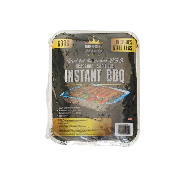 bar-b-king instant disposable bbq 600g