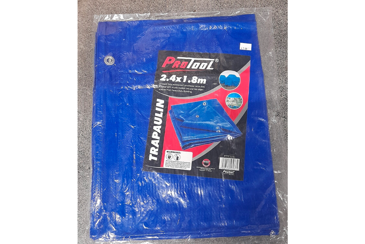 Protool Heavy Duty Tarpaulin 2.4m x 1.8m