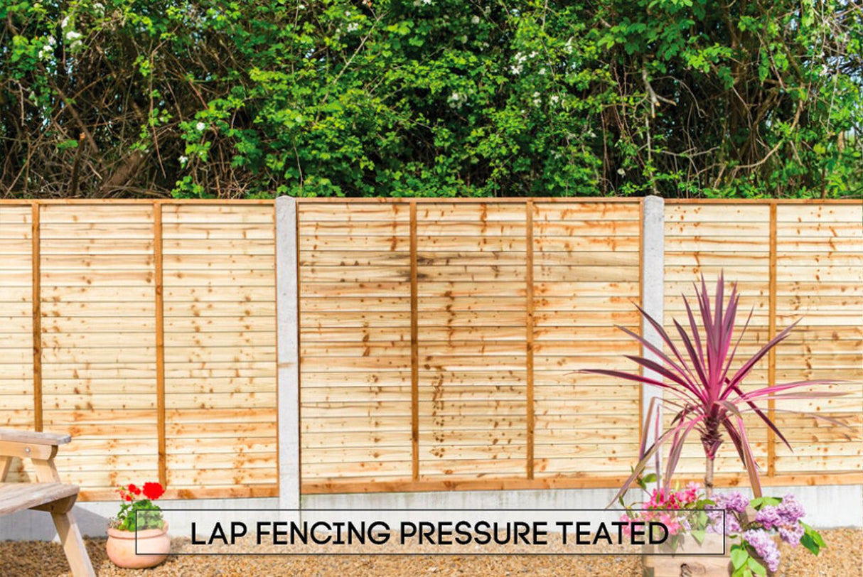 Shiplap Fence Panel 1.8m x 1.8m