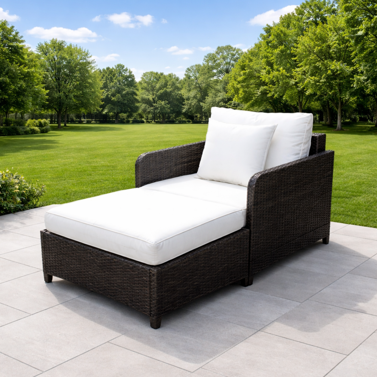 Sienna 2 Seater Rattan Lounge Set