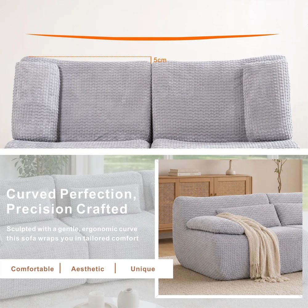 Softy Modular Compression Sofa Set (2 Seater Sofa)