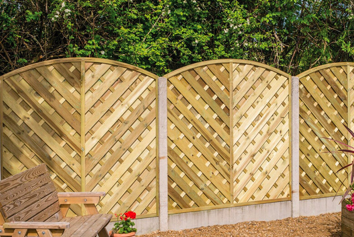 Venice Fence Panel 0.9m x 1.8m