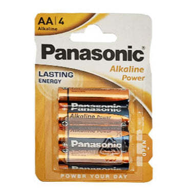Panasonic Alkaline AA Battery 4 pack