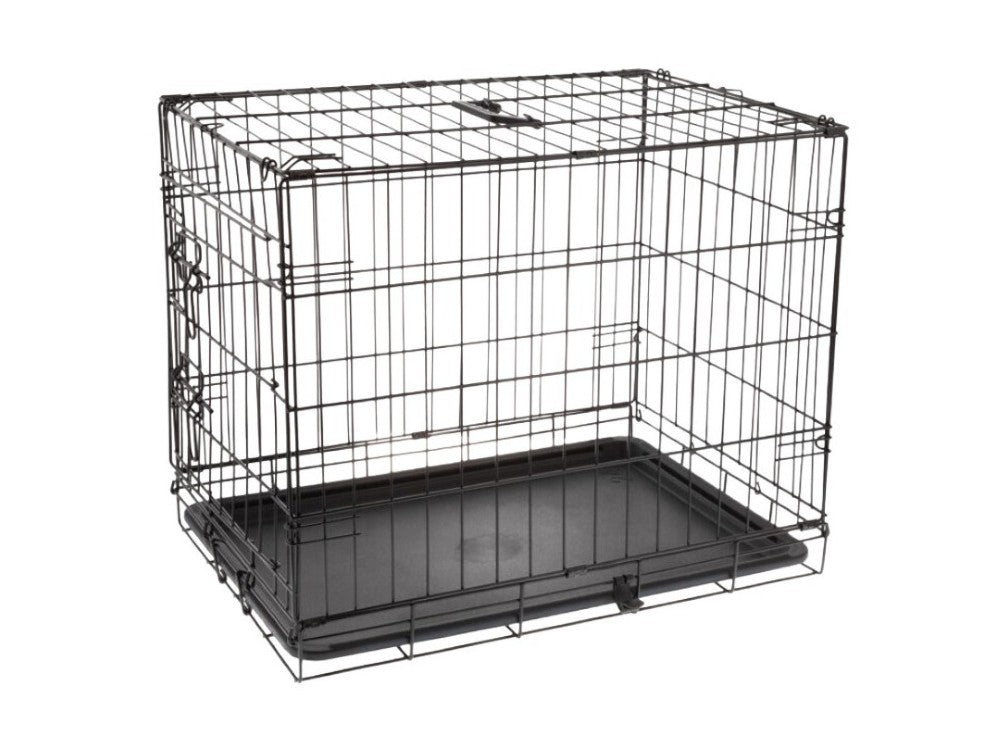 Cheeko 1 Door Fold Flat Dog Crate 107x70x77.5cm